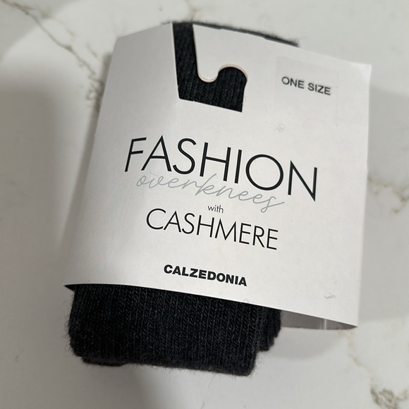 Italian cashmere blend over the knee socks nwt - Picture 4 of 6